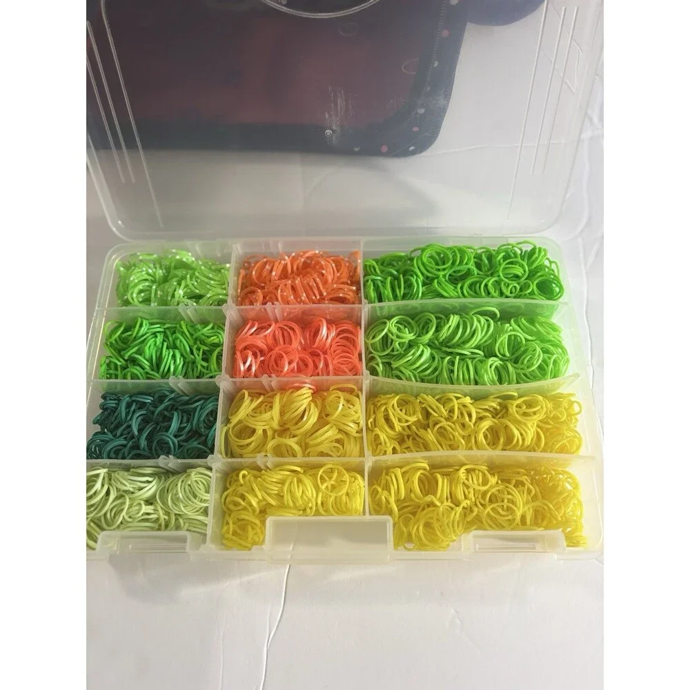 Creative Options Stow'n'Go Shoulder Tote W/ Three Trays of Rainbow Loom Supplies